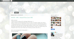 Desktop Screenshot of paintingmynails.blogspot.com