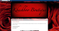 Desktop Screenshot of khushbooboutique.blogspot.com