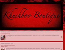 Tablet Screenshot of khushbooboutique.blogspot.com