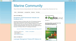 Desktop Screenshot of marinecomm.blogspot.com