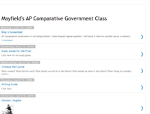 Tablet Screenshot of mayfieldapcompgovt.blogspot.com