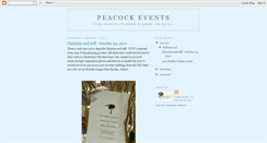 Desktop Screenshot of peacockeventscharleston.blogspot.com