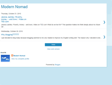 Tablet Screenshot of modern--nomad.blogspot.com