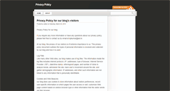 Desktop Screenshot of our-website-privacy-policy.blogspot.com