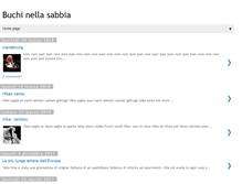 Tablet Screenshot of buchi-nella-sabbia.blogspot.com