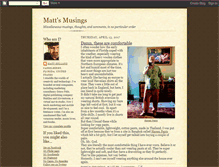 Tablet Screenshot of mattkelland.blogspot.com