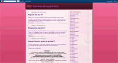 Desktop Screenshot of carrerasdeayunoana.blogspot.com