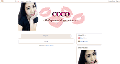 Desktop Screenshot of c0c0queen.blogspot.com