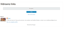 Tablet Screenshot of lildreamz-link.blogspot.com
