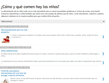 Tablet Screenshot of comoyquecomenhoylosninos.blogspot.com