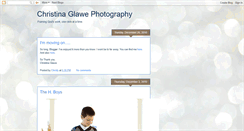 Desktop Screenshot of christinaglawephotography.blogspot.com