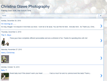 Tablet Screenshot of christinaglawephotography.blogspot.com