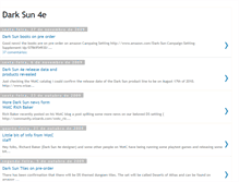 Tablet Screenshot of darksun4e.blogspot.com