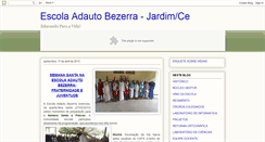 Desktop Screenshot of escoladautobezerra.blogspot.com