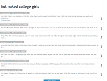 Tablet Screenshot of hot-naked-college-girls.blogspot.com