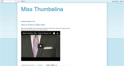 Desktop Screenshot of missthumbelina.blogspot.com