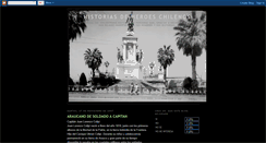 Desktop Screenshot of historiasheroeschilenos.blogspot.com