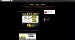 Desktop Screenshot of madventure4x4.blogspot.com