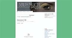 Desktop Screenshot of beautybyuche3.blogspot.com