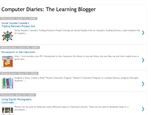 Tablet Screenshot of computerdiarieslearningblogger.blogspot.com