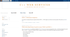 Desktop Screenshot of cppwebservices.blogspot.com