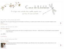 Tablet Screenshot of casadelibelulas.blogspot.com