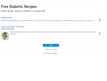Tablet Screenshot of freediabetic-recipes.blogspot.com