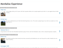 Tablet Screenshot of mordiexperience.blogspot.com