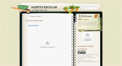 Desktop Screenshot of huertoescolarsantaluisa.blogspot.com