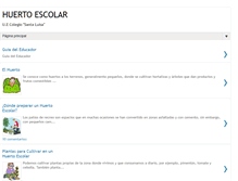 Tablet Screenshot of huertoescolarsantaluisa.blogspot.com