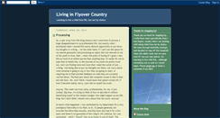 Desktop Screenshot of livinginflyovercountry.blogspot.com