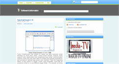 Desktop Screenshot of info-softwares.blogspot.com