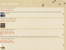 Tablet Screenshot of abelaparicio.blogspot.com