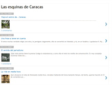 Tablet Screenshot of lasesquinasdecaracas.blogspot.com