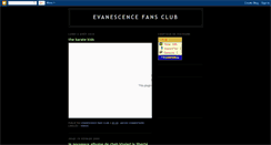 Desktop Screenshot of evanescence9.blogspot.com