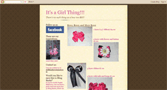 Desktop Screenshot of girlthingbows.blogspot.com