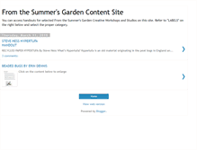 Tablet Screenshot of fromthesummersgardencontent.blogspot.com