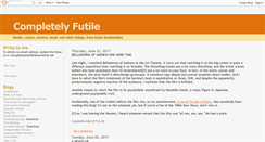 Desktop Screenshot of completelyfutile.blogspot.com