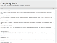 Tablet Screenshot of completelyfutile.blogspot.com
