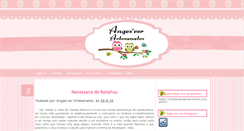 Desktop Screenshot of angesverartesanatos.blogspot.com