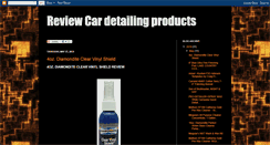 Desktop Screenshot of car-detailing-products.blogspot.com