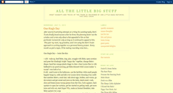 Desktop Screenshot of littlebigstuff.blogspot.com