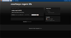 Desktop Screenshot of courtneyrogers.blogspot.com