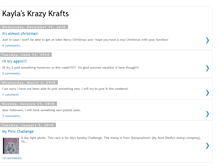 Tablet Screenshot of kaylaskrazykrafts.blogspot.com