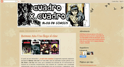 Desktop Screenshot of cuadroxcuadro-comics.blogspot.com