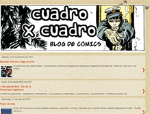 Tablet Screenshot of cuadroxcuadro-comics.blogspot.com