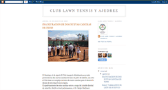 Desktop Screenshot of clublawntennisyajedrez.blogspot.com