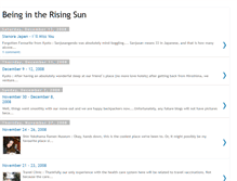 Tablet Screenshot of beingintherisingsun.blogspot.com