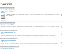 Tablet Screenshot of flashchoir.blogspot.com