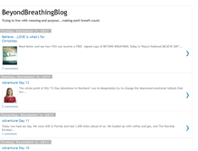 Tablet Screenshot of beyondbreathingblog.blogspot.com